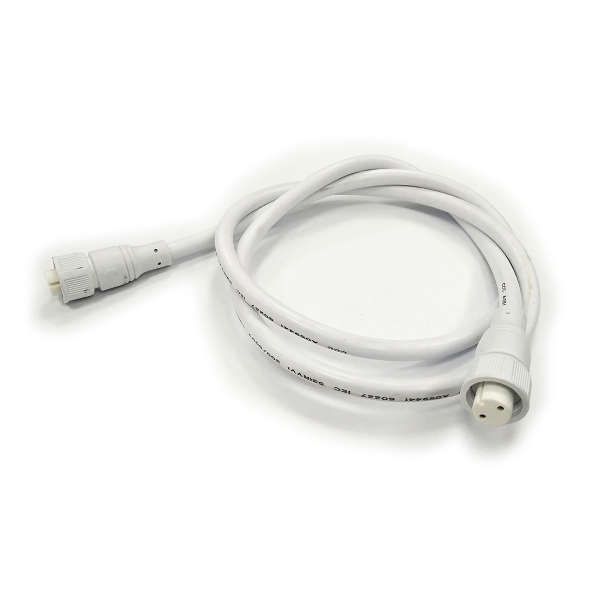 DA640001/WH  Indi 1m Connection Cable With Female Connectors; White IP65